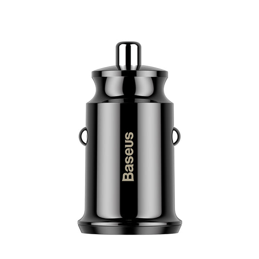 Baseus Grain Car Charger (Dual USB 5V 3.1A ) Black-CCALL-ML01