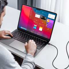 Baseus Dura Fast Charging Data Cable USB-C to USB-C 240W 1m Red Black-P10377803U03-01