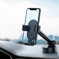 Baseus Simplism gravity car mount holder with suction base Black-SUYL-JY01