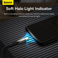 Baseus Glimmer Series fast charging cable USB-A - USB-C 100W