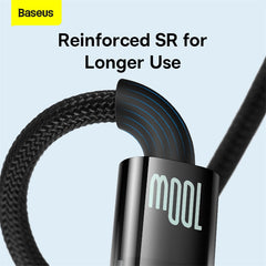 Baseus Explorer Series Auto Power-Off Fast Charging Data Cable USB to Type-C 100W
