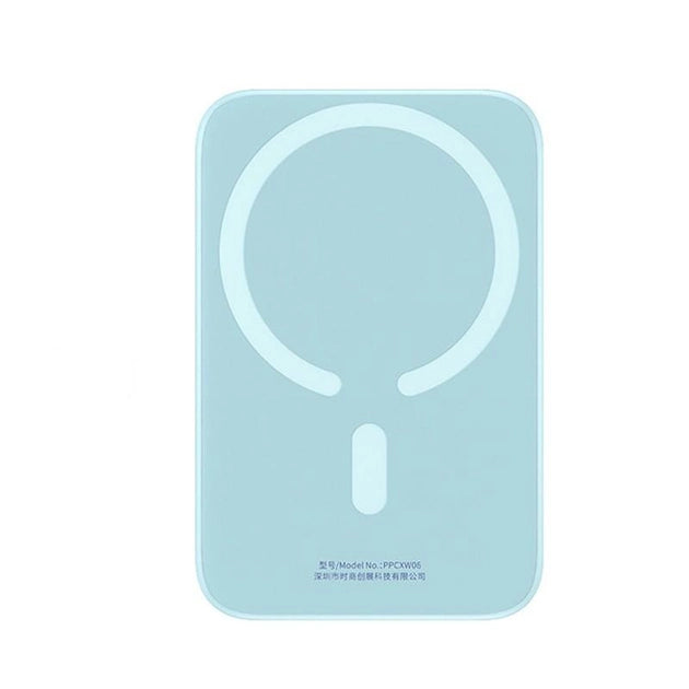 Baseus Magnetic Mini Wireless Fast Charge Power bank 6000mAh 20W Overseas Editionc with Type-C to Type-C cable 60W 20V/3A 30cm Black (PPCX100401)