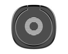 Baseus® Original Finger Ring Cum Stand for All Mobile Phones and Tablets (Black) SUMQ-01