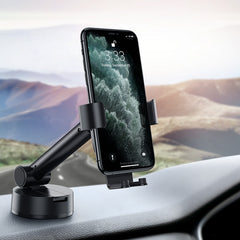Baseus Simplism gravity car mount holder with suction base Black-SUYL-JY01