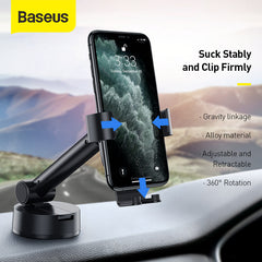 Baseus Simplism gravity car mount holder with suction base Black-SUYL-JY01