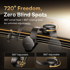 Baseus PrimeTrip C02 Magnetic Car Mount Suction Cup Version Cosmic Black-C0013100