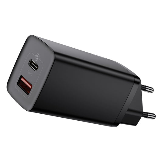 Baseus GaN2 Lite Quick ChargerC U 65W EU Black CCGAN2L-H01