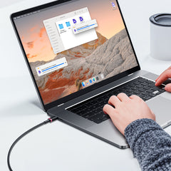 Baseus Dura Fast Charging Data Cable USB-C to USB-C 240W 1m Red Black-P10377803U03-01