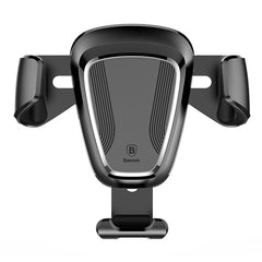 Baseus Gravity Car Mount gravity air vent car holder for 4-6" phone black (SUYL-01)