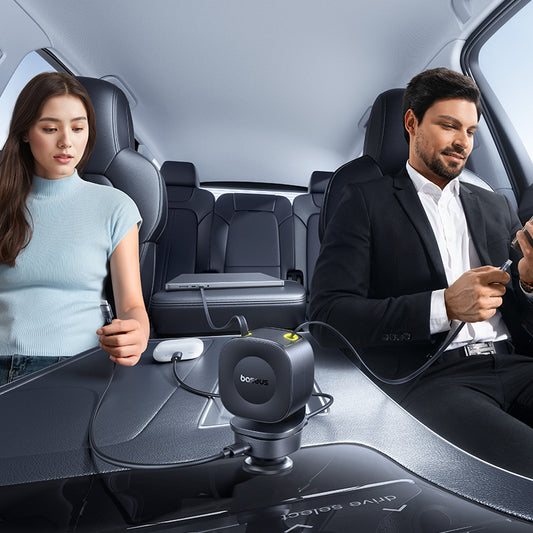 Baseus PrimeTrip VR2 Max Car Charger with Retractable Cable 3C+U 100W Cosmic Black-C0206600