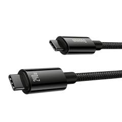 Baseus Tungsten Gold 240W 1m USB-C to USB-C cable (black).