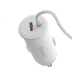 Baseus Car Charger MagSafe 15W holder for Air vent Type C 25W White SUCX040102