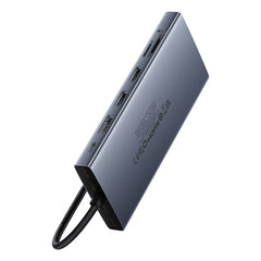 Baseus PortalJoy Series 13-Port HUB Space Grey (Type-C to HDMI4K@60Hz*2+DP4K@120Hz*1+VGA*1+USB3.1*2+Type-C3.1*1+USB2.0*1+PD*1+RJ45*1+SD/TF*1+3.5mm*1)- B00053002811-00