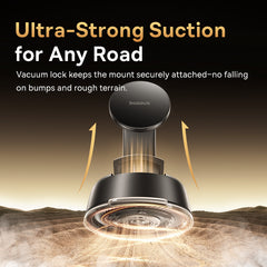 Baseus PrimeTrip C02 Magnetic Car Mount Suction Cup Version Cosmic Black-C0013100