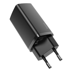 Baseus GaN2 Lite Quick ChargerC U 65W EU Black CCGAN2L-H01