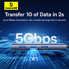 Baseus UltraJoy Series7-Port HUB Docking Station -B00052803811-00