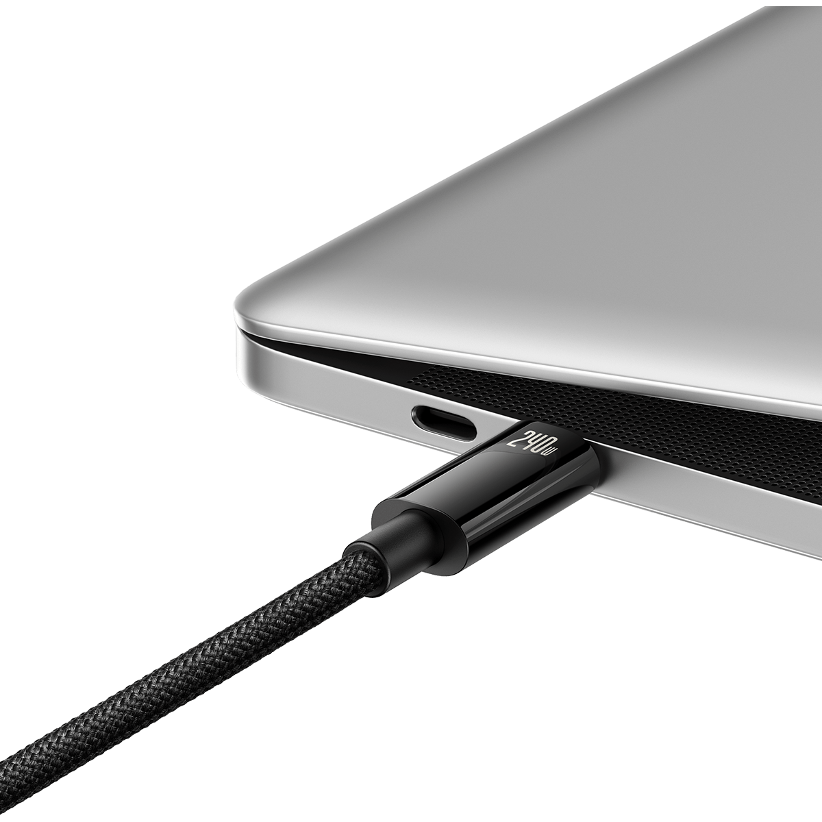 Baseus Tungsten Gold 240W 1m USB-C to USB-C cable (black).