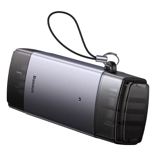 Baseus Lite Series USB-A + Type-C to TF Memory Card Reader Portable 2TB Large Capacity Card Reader Compatible with Phones Tablets Laptops WKQX060113