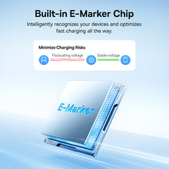 Baseus Dura Fast Charging Data Cable USB-C to USB-C 240W 1m Red Black-P10377803U03-01