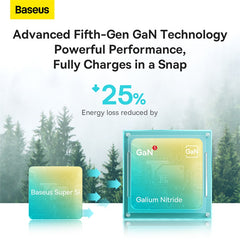 Baseus GaN5 Fast Charger(mini) 1C 20W EU Black