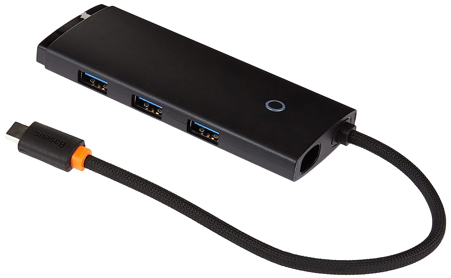 Baseus lite series 5-port type-c hub docking station (type-c to hdmi+usb3.0 * 3+pd) black Brand(WKQX040001)