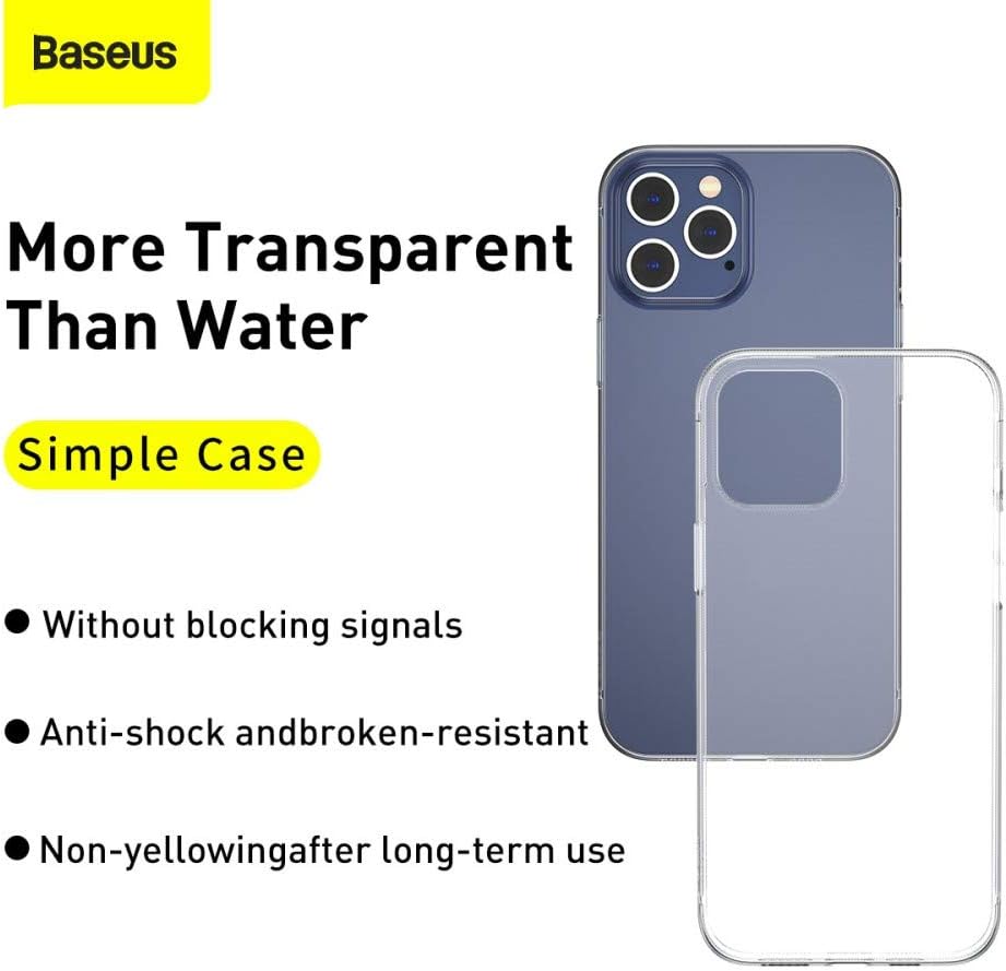 Baseus Simple Case For iP 12 Pro 6.1inch 2020 Transparent ARAPIPH61P-02