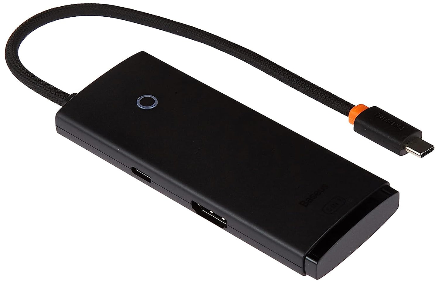 Baseus lite series 5-port type-c hub docking station (type-c to hdmi+usb3.0 * 3+pd) black Brand(WKQX040001)