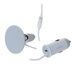 Baseus Car Charger MagSafe 15W Holder For Air Vent Type C 25W White SUCX040102