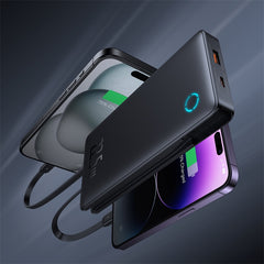 OS-Baseus Airpow Lite Power Bank 10000mAh 22.5W Dual-Cable