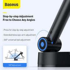 Baseus Simplism gravity car mount holder with suction base Black-SUYL-JY01