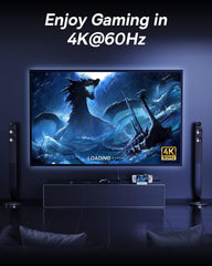 Baseus 6-in-1 Docking Station for Steam Deck & ROG Ally & Legion Go with HDMI 2.0 4K@60Hz, Gigabit Ethernet, Adjustable Stand Design, 100W PD and 3 USB-A 3.0 Ports