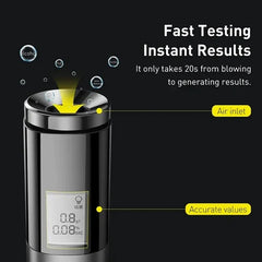 Baseus Alcohol Tester Electronic Breathalyzer with Digital Display CRCX-01