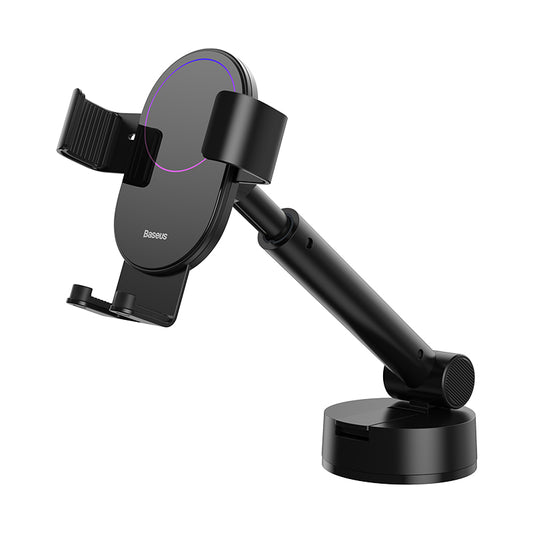 Baseus Simplism gravity car mount holder with suction base Black-SUYL-JY01