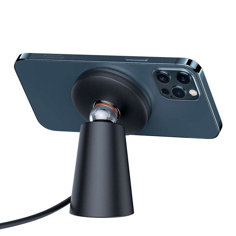 Baseus Simple Magnetic Stand Wireless Charger Black (CCJJ000001)