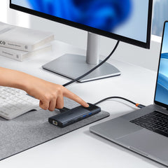 Baseus USB Hub Metal Gleam Series Multi-functional Type-C-B00061801123-00