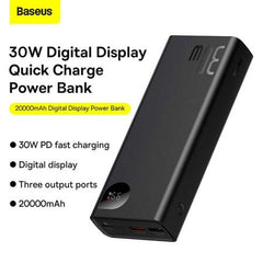 Baseus Power Bank Adaman 2 30W 20000Mah VOOC Edition Fast Charging power bank With USB To Type-c to 0.3m PPAD050001