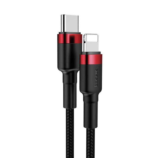 Baseus PD Lightning Cable Cafule Cable Durable Nylon Braided Type C PD to Lightning 18W QC3.0 CATLKLF-91