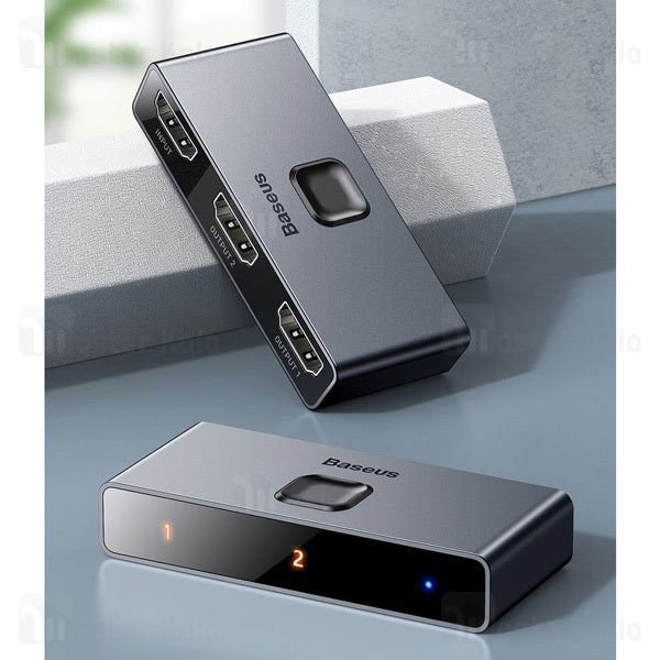 Baseus splitter HDMI matrix switch 4K grey CAHUB-BC0G