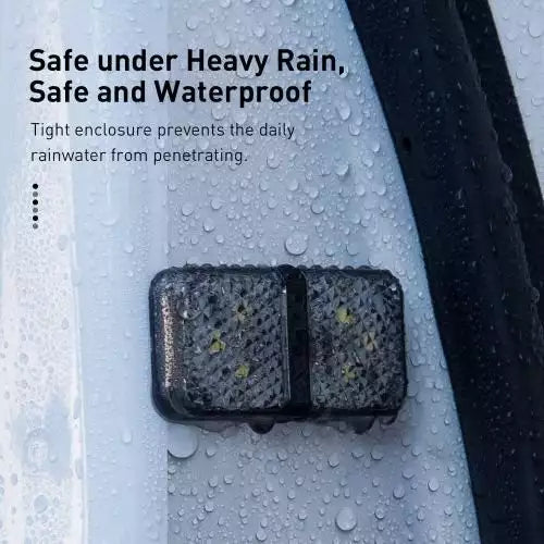 Baseus Car Tool Door open warning light (2pcs/pack) Black (CRFZD-01)