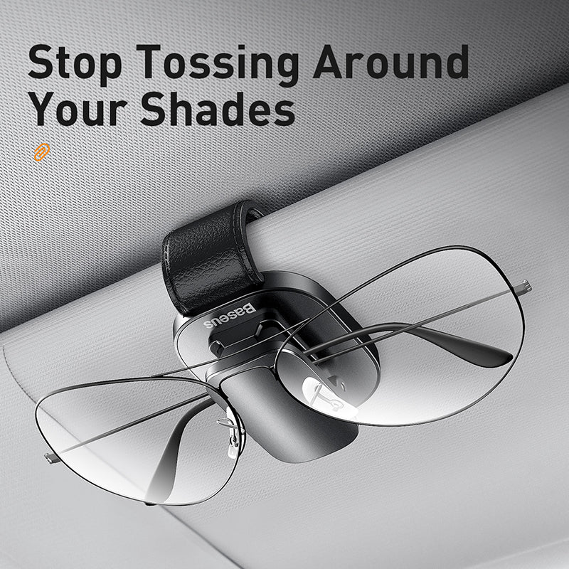 Baseus Platinum Vehicle Eyewear Clip Sunglasses Holder For Car Clamp Type ACYJN-B01