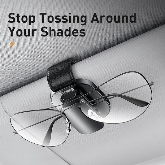 Baseus Platinum Vehicle Eyewear Clip Sunglasses Holder For Car Clamp Type ACYJN-B01