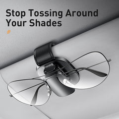 Baseus Platinum Vehicle Eyewear Clip Sunglasses Holder For Car Clamp Type ACYJN-B01