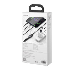 Baseus 3in1 USB / USB Type C - USB Type C / Lightning / micro USB cable (5 A - 100 W / 20 W / 18 W) 1.2 m Power Delivery Quick Charge (CA2T3-G1)