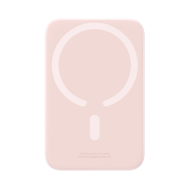 Baseus Magnetic Mini Wireless Fast Charge Power bank 6000mAh 20W Overseas Editionc with Type-C to Type-C cable 60W 20V/3A 30cm Black (PPCX100401)