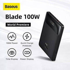 Baseus Blade HD Laptop Power Bank 100W 20000mAh-PPBL000301