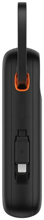 Baseus QPow 2 Digital Display Fast-Charging Power Bank with 2 Built-in Type-C Cable 10000mAh 30W Cluster Black