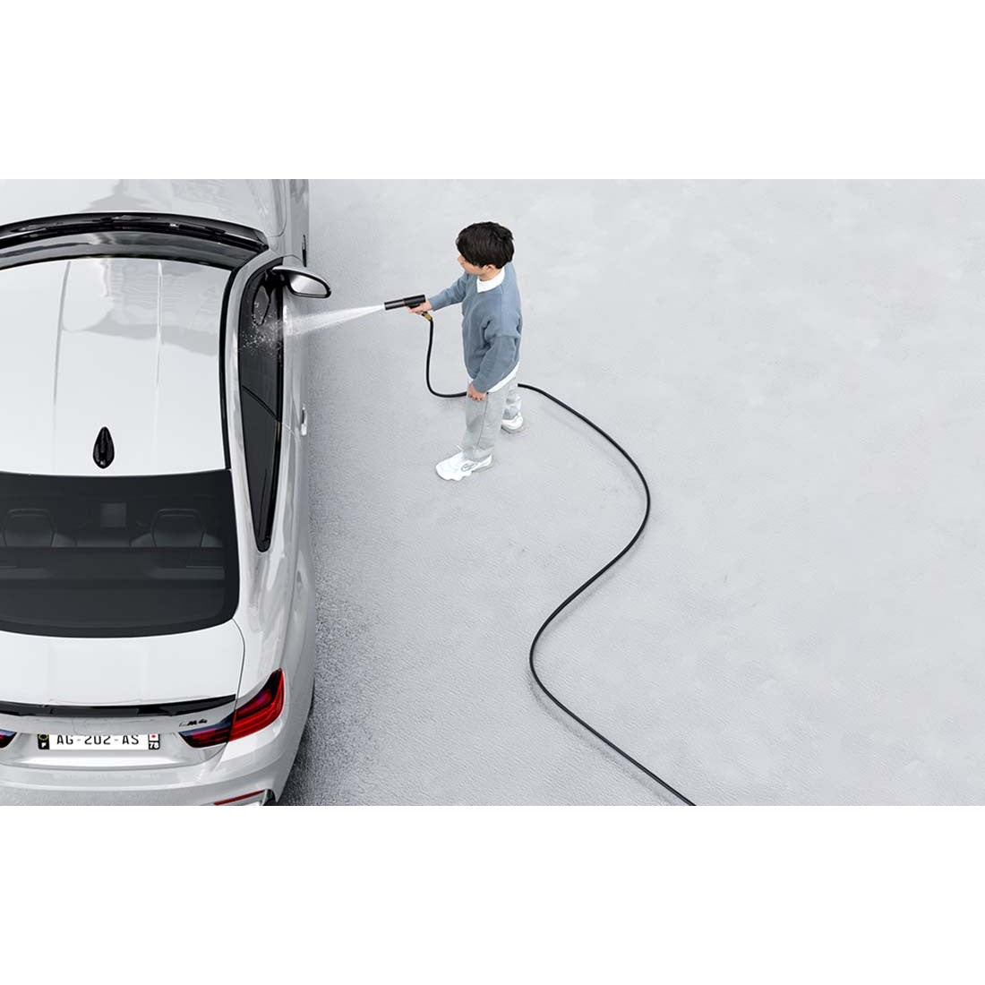 Baseus GF5 Car Wash Spray Nozzle Black 15m Water Pipe CPGF000101