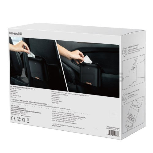 Baseus Smart Cleaner Auto Car Trash Can with Free Trash Bags 2 Rolls 60pcs Each CRLJT01-01