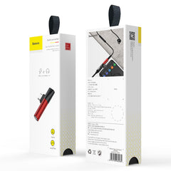 Baseus L41 Type-C To Type-C Female + 3.5 mm Female Audio Connector Splitter