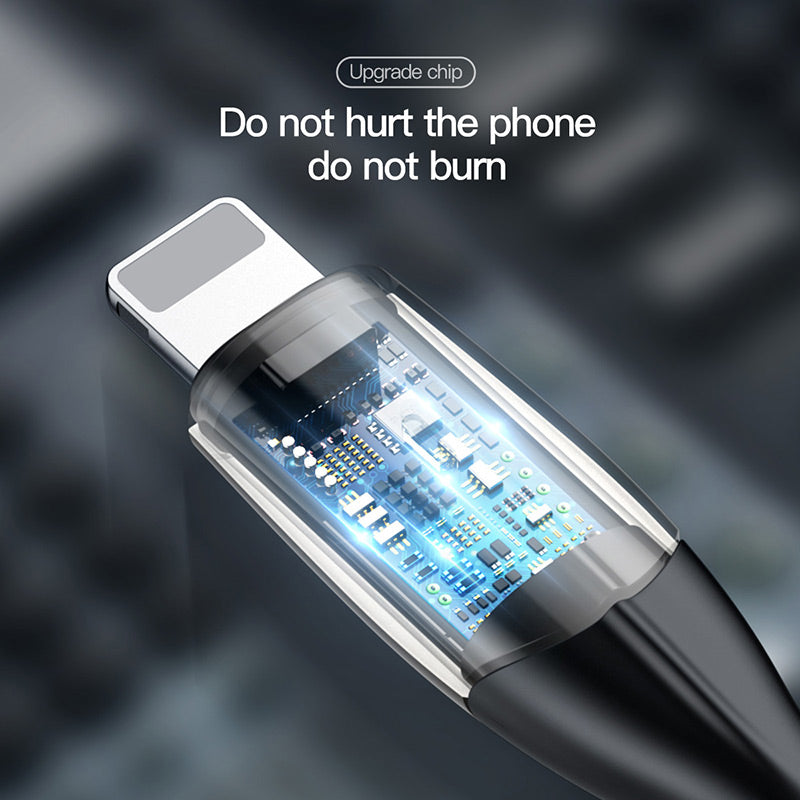 Baseus Horizontal Data Cable USB For Type-C 3A Black 1M (CATSP-D01)